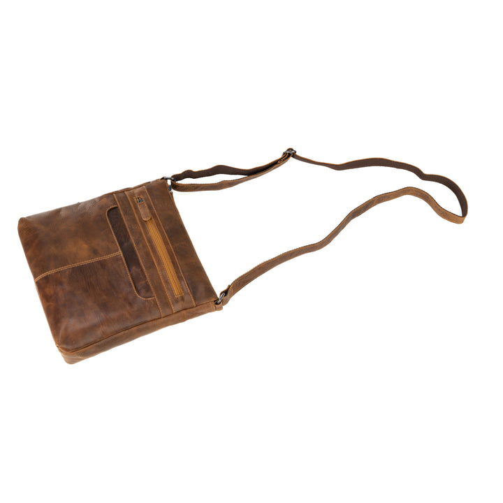 Hazel Vintage Leather Crossbody Bag - Greenwood Leather