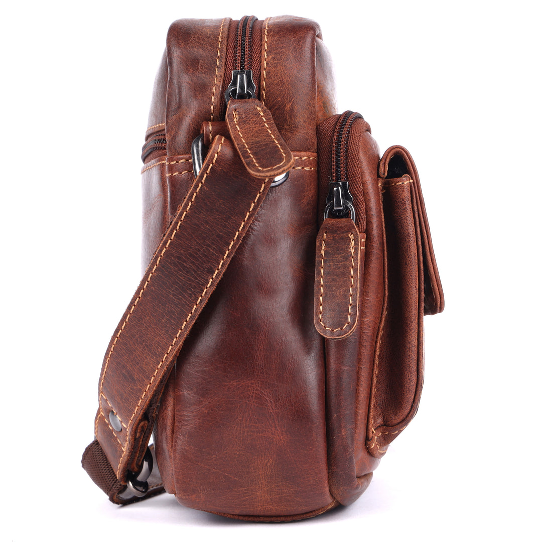 Emilia Mini Crossbody Leather Bag - Greenwood Leather