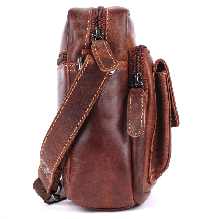 Emilia Mini Crossbody Leather Bag - Greenwood Leather