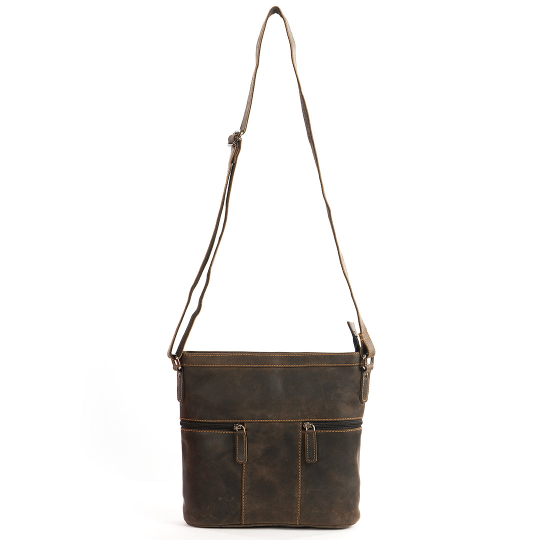 Women Shoulder Bag Sara - Greenwood Leather