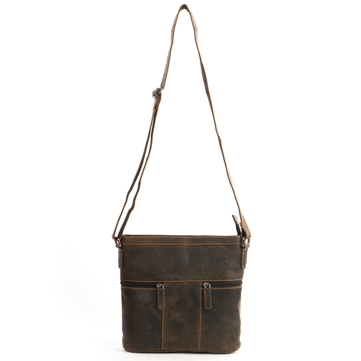 Women Shoulder Bag Sara - Greenwood Leather
