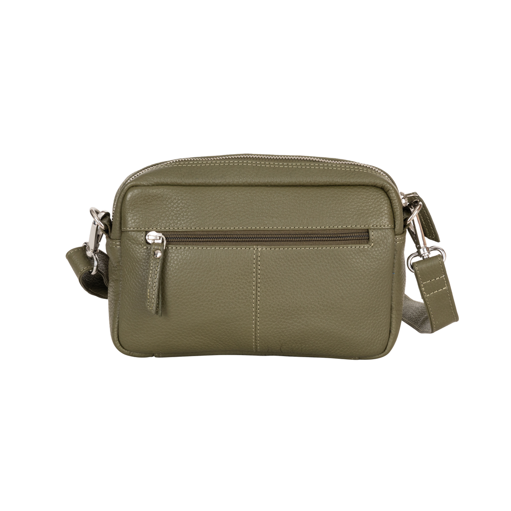 Elora Mini Crossbody – Black Leather Bag - Greenwood Leather