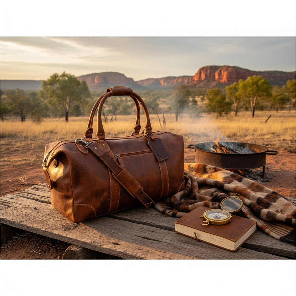 The Outrider Weekender - Sandal - Greenwood Leather