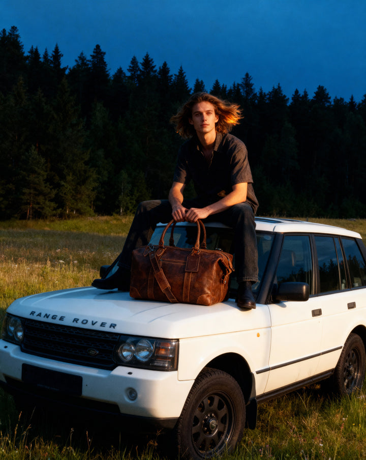 The Outrider Weekender - Sandal - Greenwood Leather