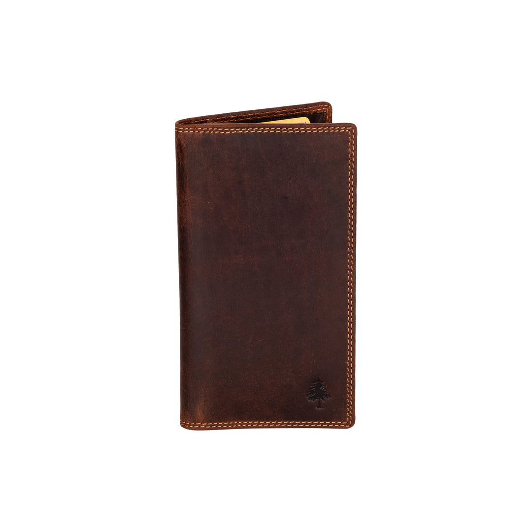 Monika Ridge RFID Travel Wallet - Greenwood Leather