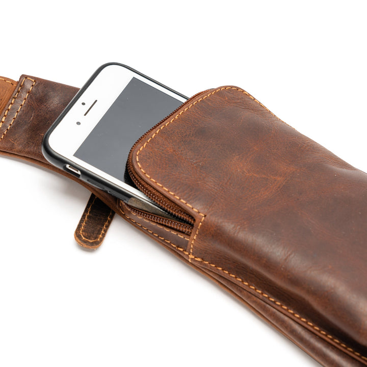 Leather Crossbody Bag - Harley - Greenwood Leather