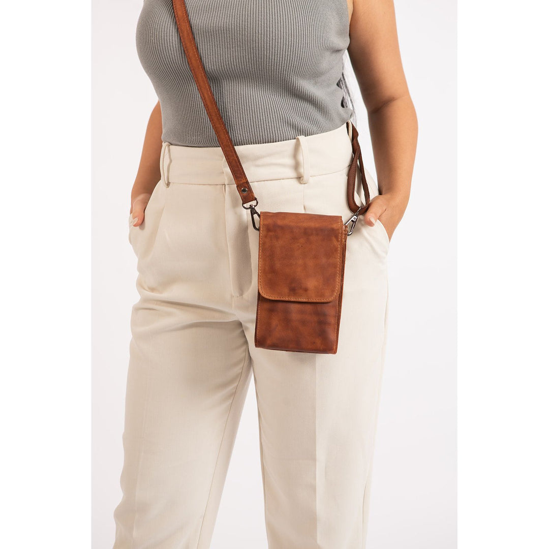 Leather Shoulder Bag IVY - Greenwood Leather