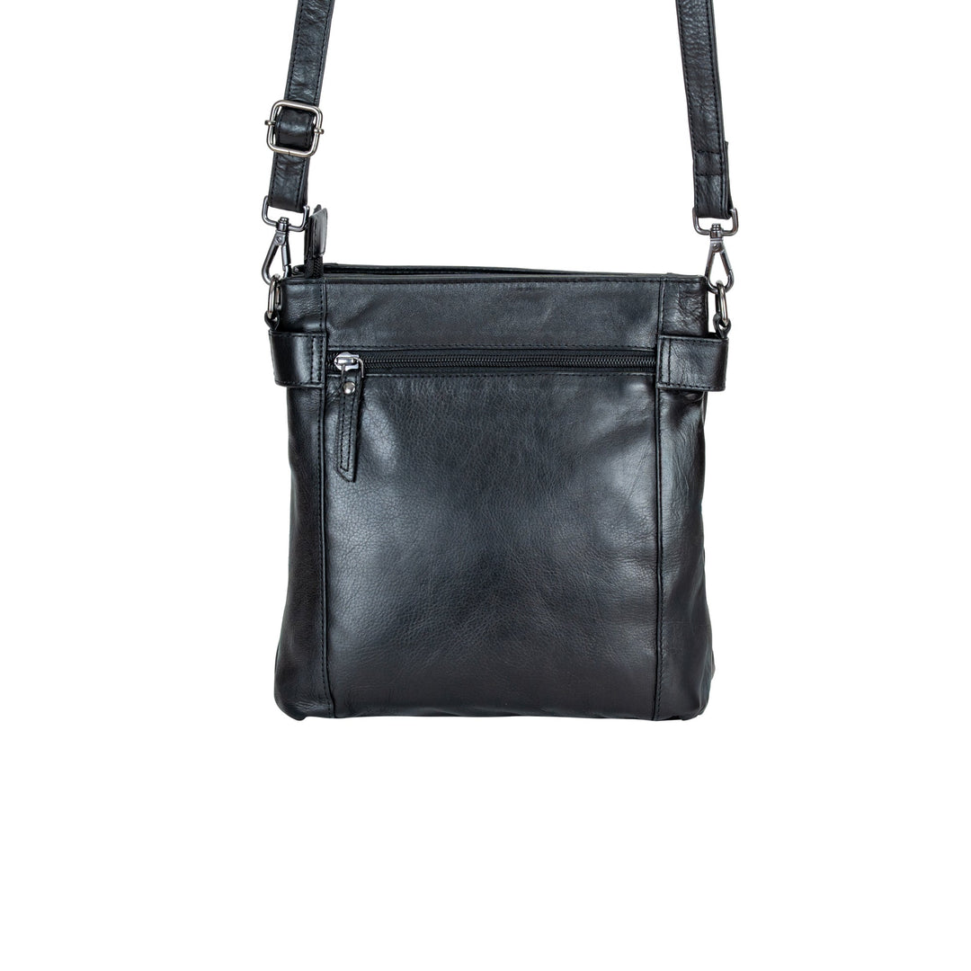 Leather Shoulder Bag 'Isalie' - Greenwood Leather