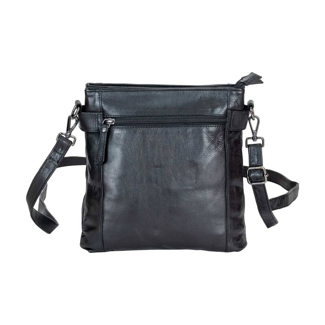 Leather Shoulder Bag 'Isalie' - Greenwood Leather
