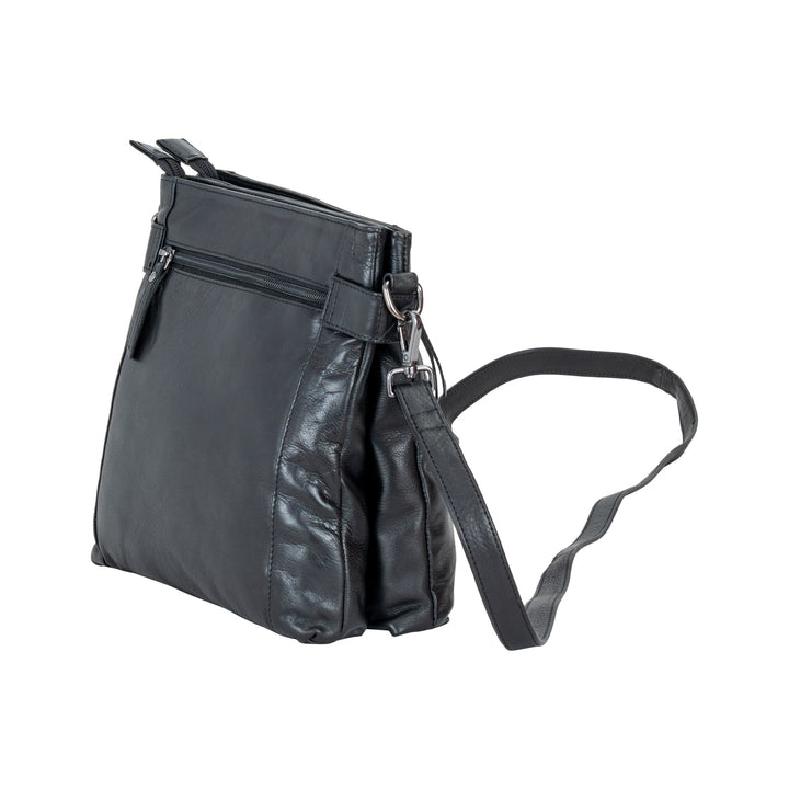 Leather Shoulder Bag 'Isalie' - Greenwood Leather
