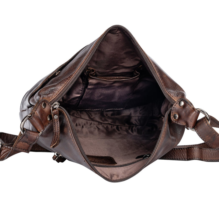 Leather Shoulder bag Bianca - Greenwood Leather