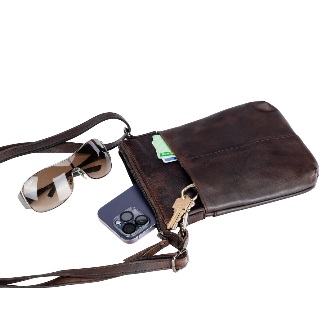 Leather Shoulder Bag Merlin - Greenwood Leather