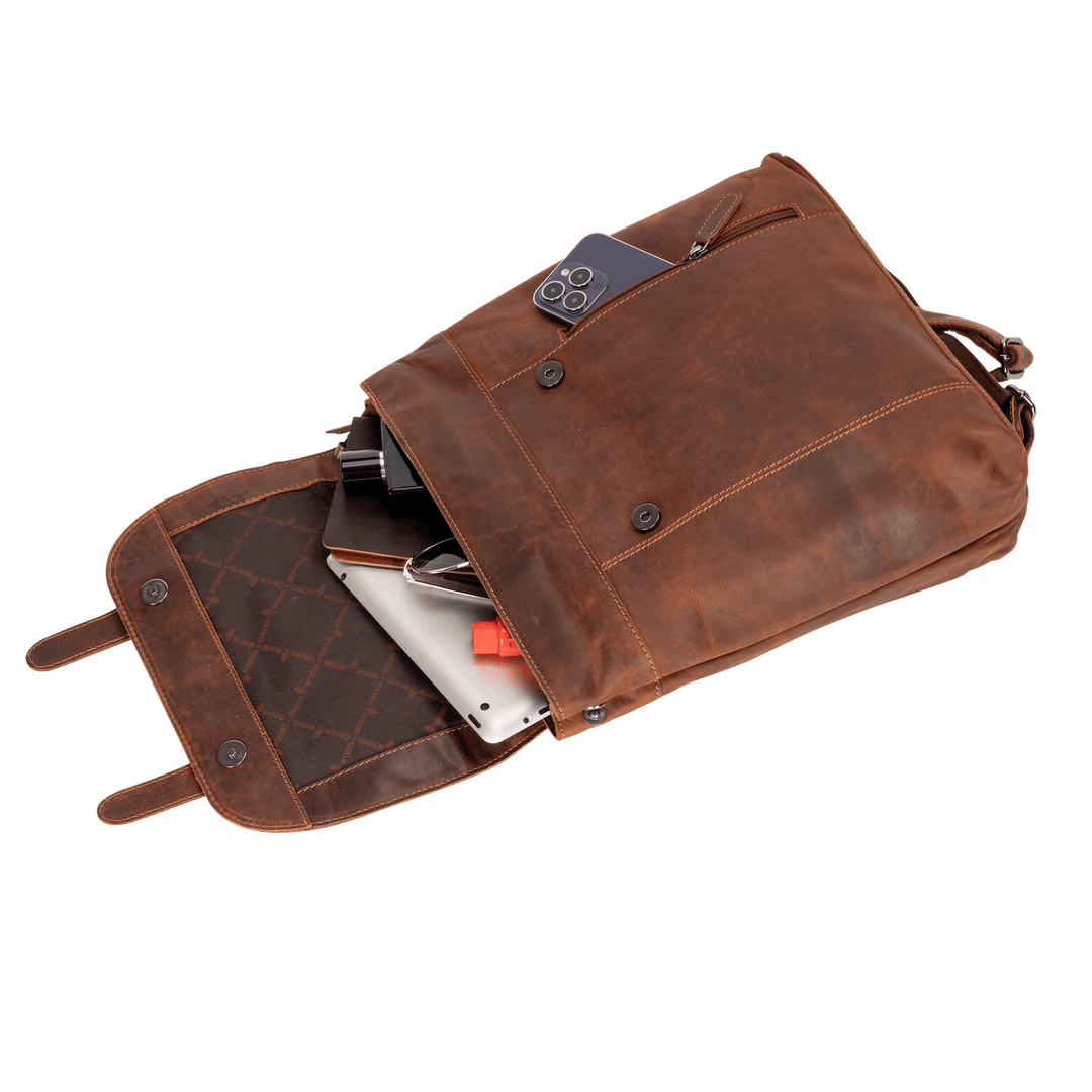 Convertible Leather Backpack Tote for Women – Greenwood Verona - Greenwood Leather