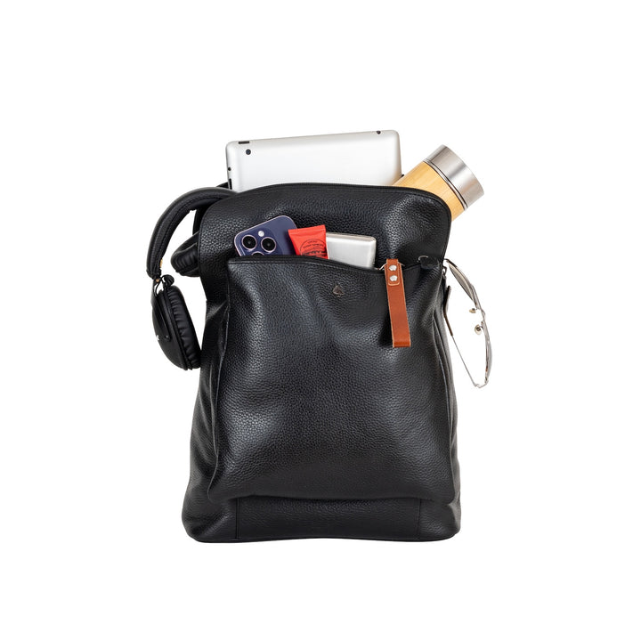 CitySmart Duo – Convertible Leather Backpack & Shoulder Bag - Greenwood Leather