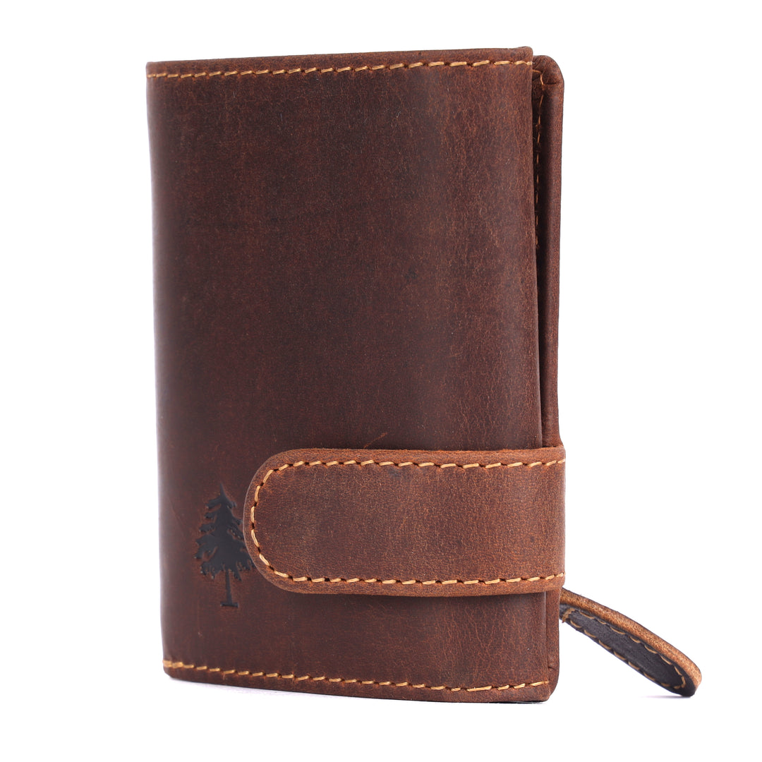 The Carson Pop Up RFID Leather Wallet Sandal - Greenwood Leather