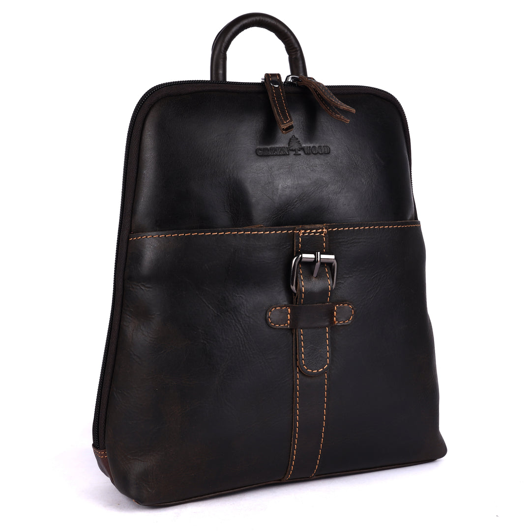Women's Classic Leather Backpack Jenna - Greenwood Leather