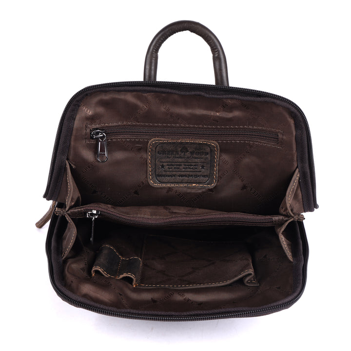Women's Classic Leather Backpack Jenna - Greenwood Leather