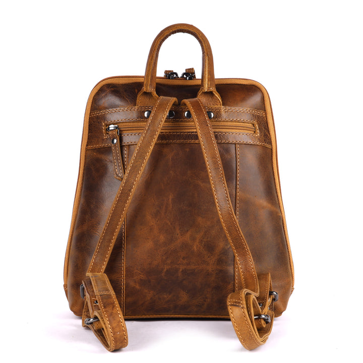 Women's Classic Leather Backpack Jenna - Greenwood Leather