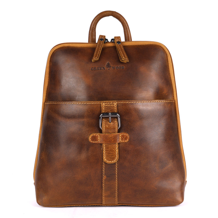 Women's Classic Leather Backpack Jenna - Greenwood Leather