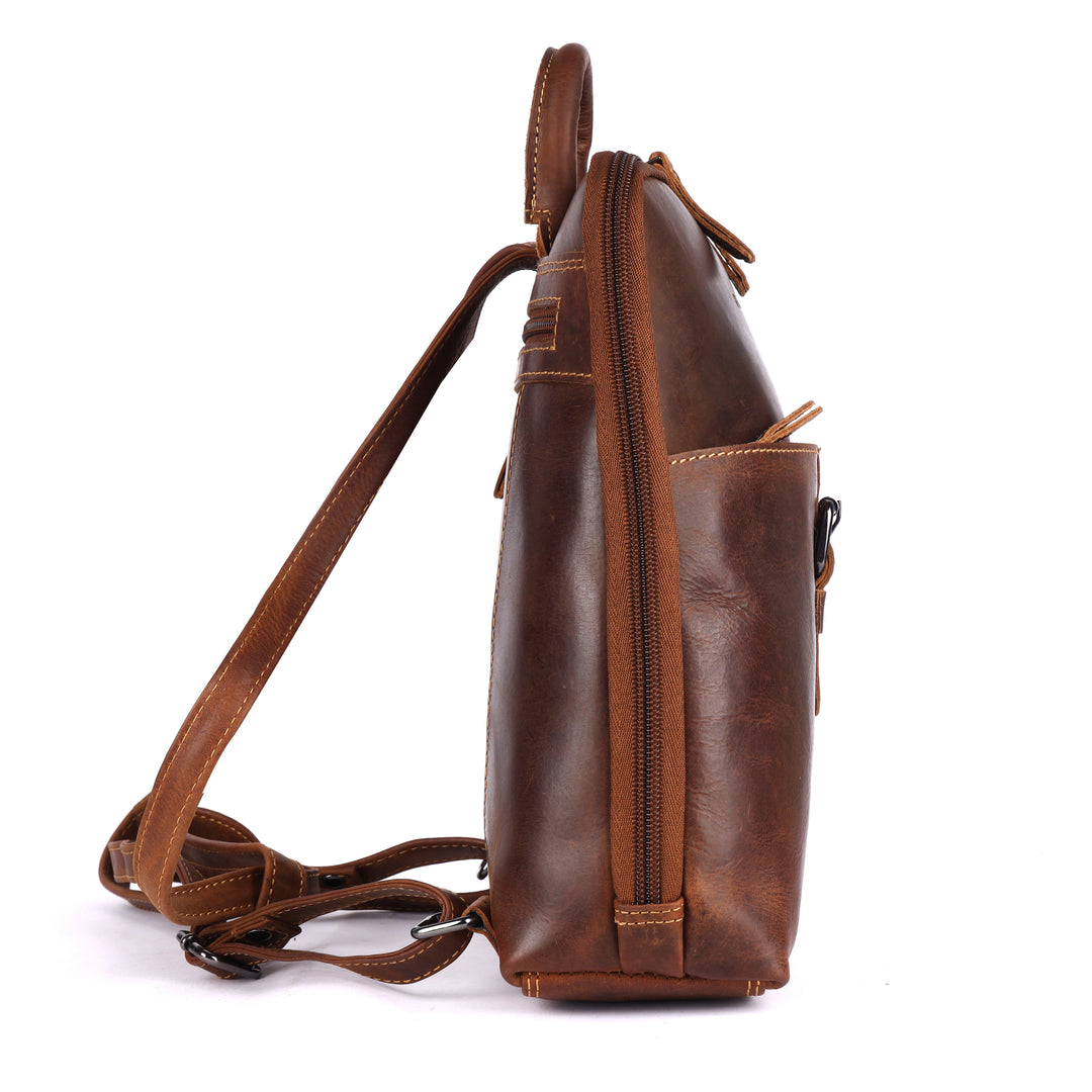 Women's Classic Leather Backpack Jenna - Greenwood Leather