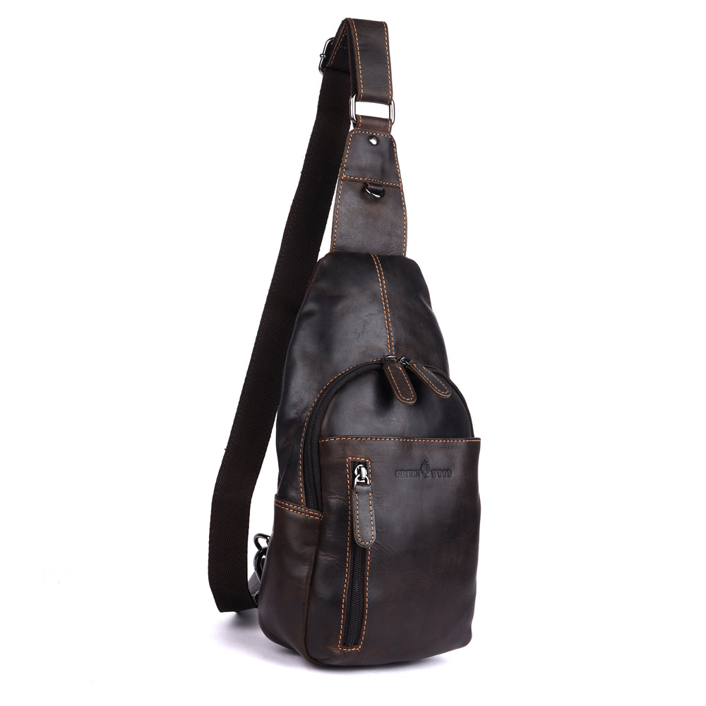 Leather Crossbody Bag Laval - Greenwood Leather