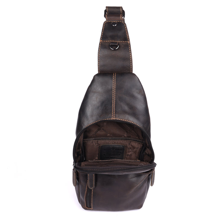 Leather Crossbody Bag Laval - Greenwood Leather