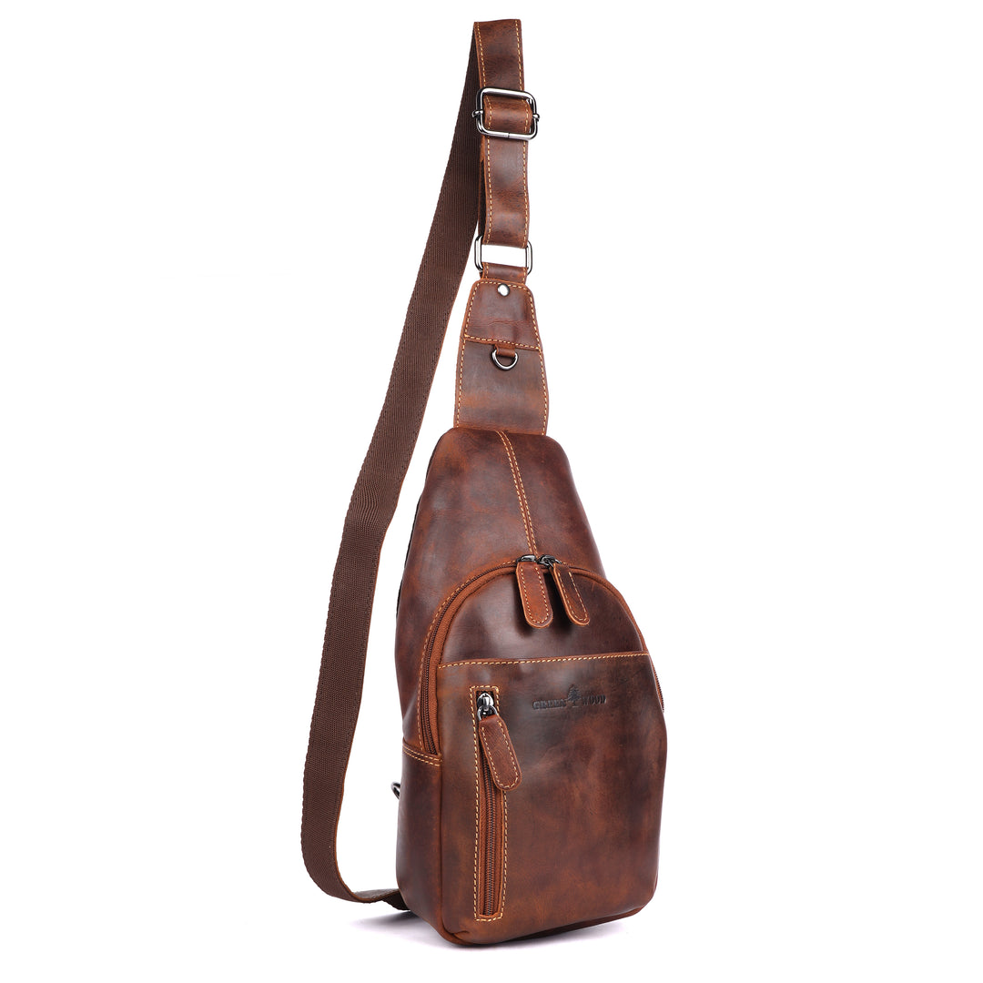 Leather Crossbody Bag Laval - Greenwood Leather