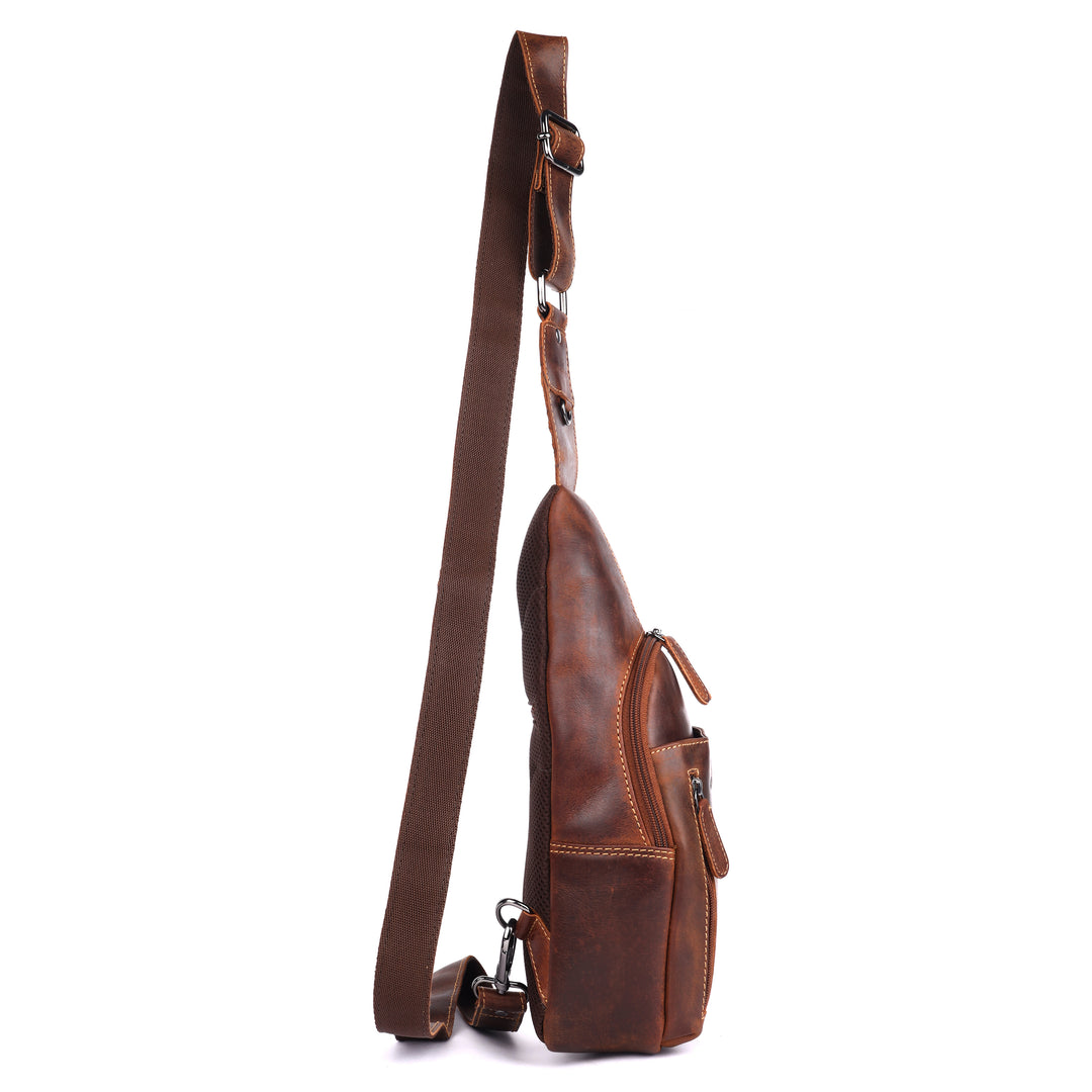 Leather Crossbody Bag Laval - Greenwood Leather