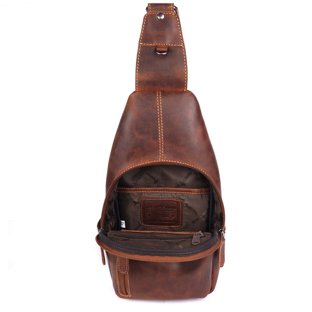 Leather Crossbody Bag Laval - Greenwood Leather