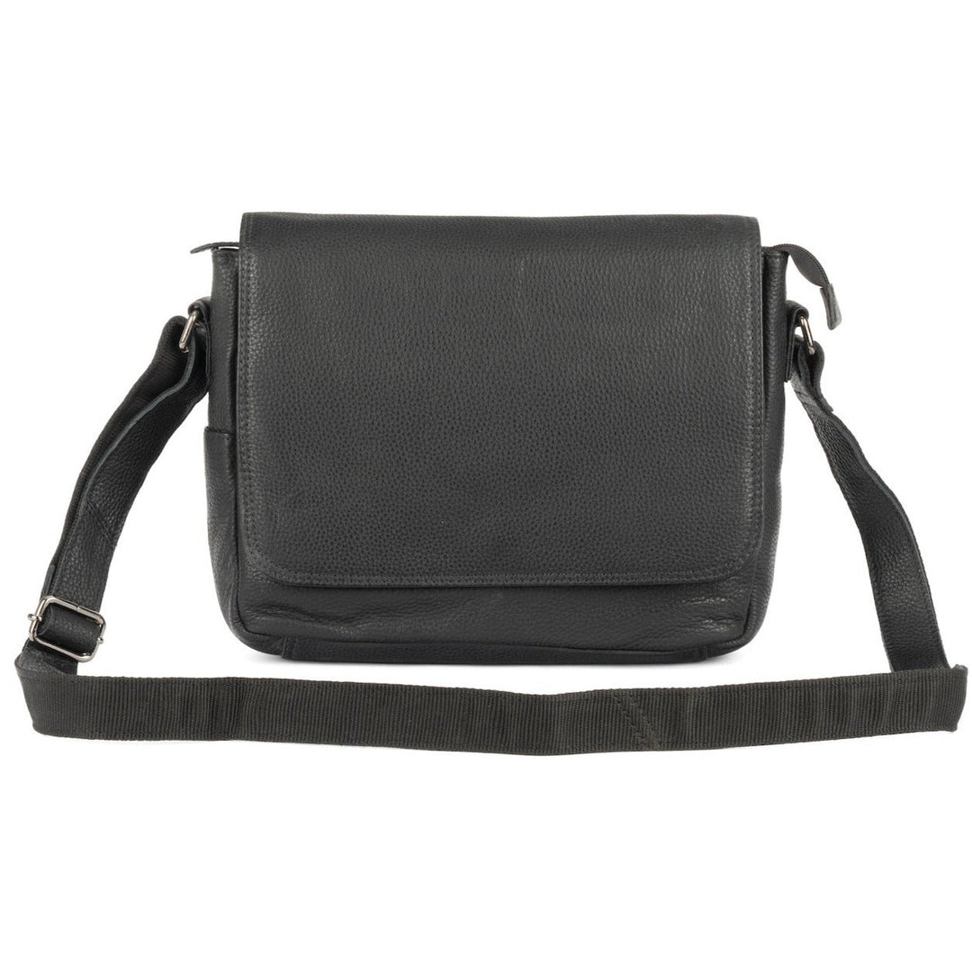 Smart Messenger Mini Steven 11" Black - Greenwood Leather