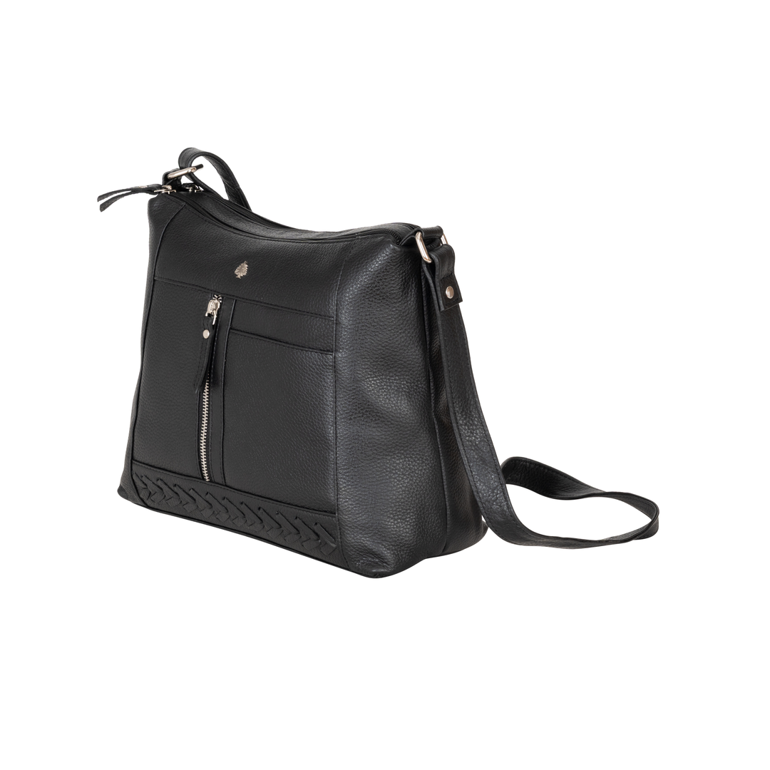 Elegant Leather Crossbody Bag Tressa – Stylish & Functional - Greenwood Leather