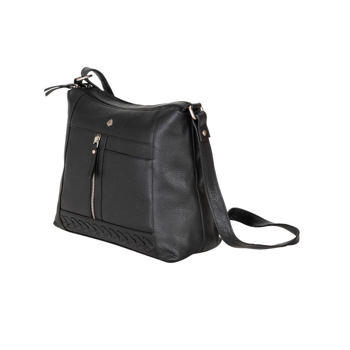 Elegant Leather Crossbody Bag Tressa – Stylish & Functional - Greenwood Leather