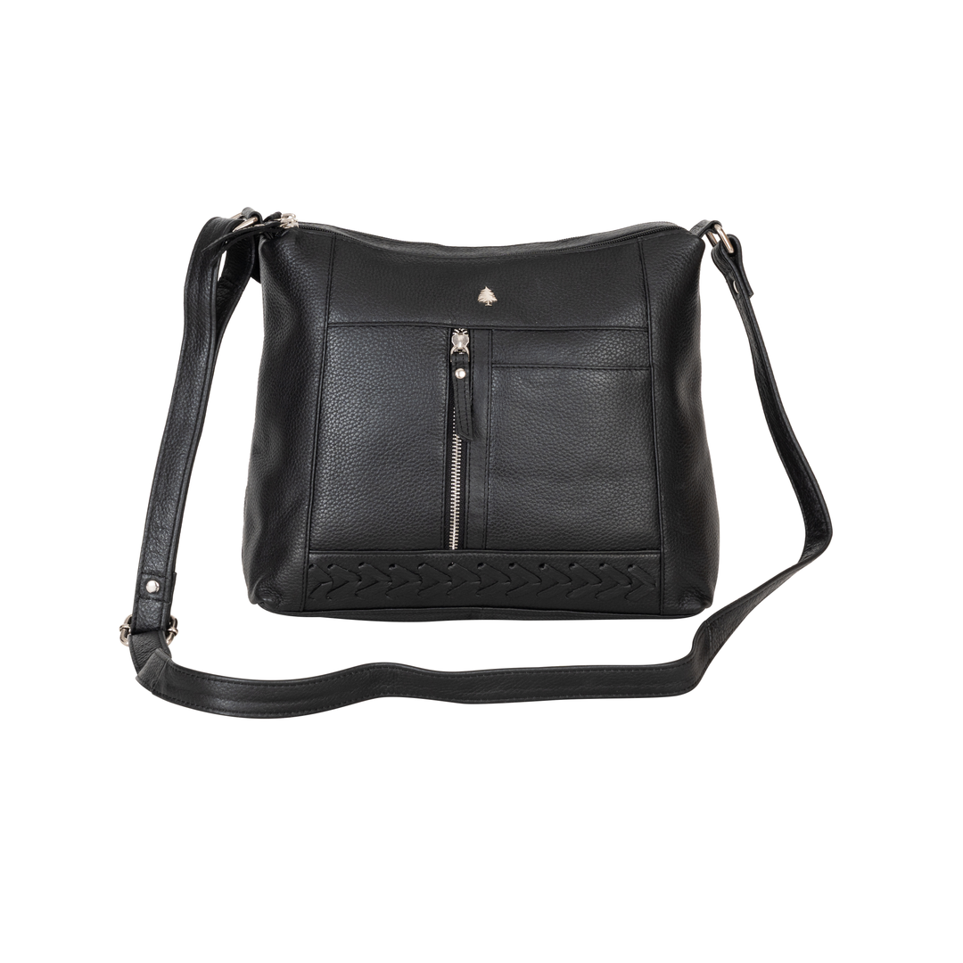 Elegant Leather Crossbody Bag Tressa – Stylish & Functional - Greenwood Leather