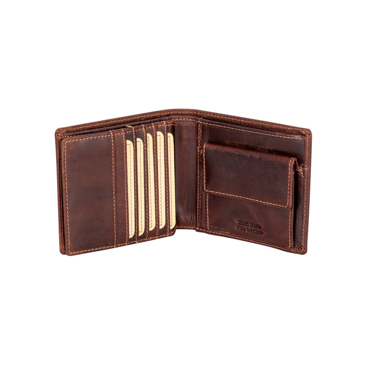 Mason RFID Leather Wallet with Coin Pocket - Greenwood Leather