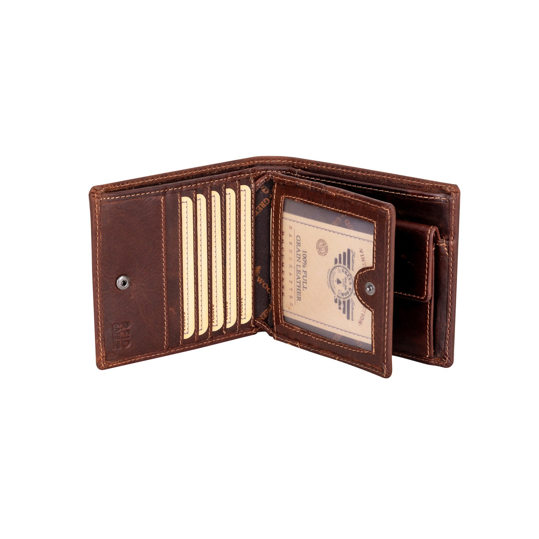 Mason RFID Leather Wallet with Coin Pocket - Greenwood Leather