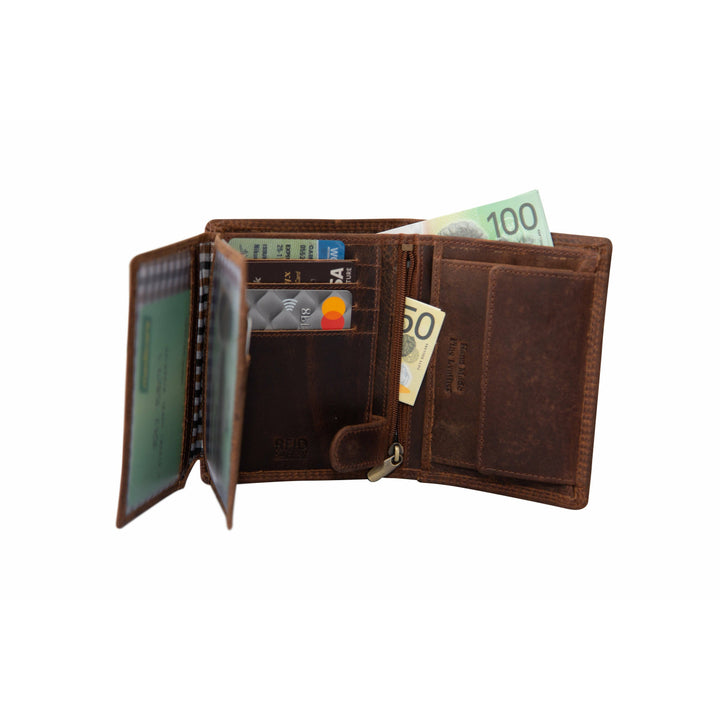 RFID Leather Wallet Melton - Greenwood Leather