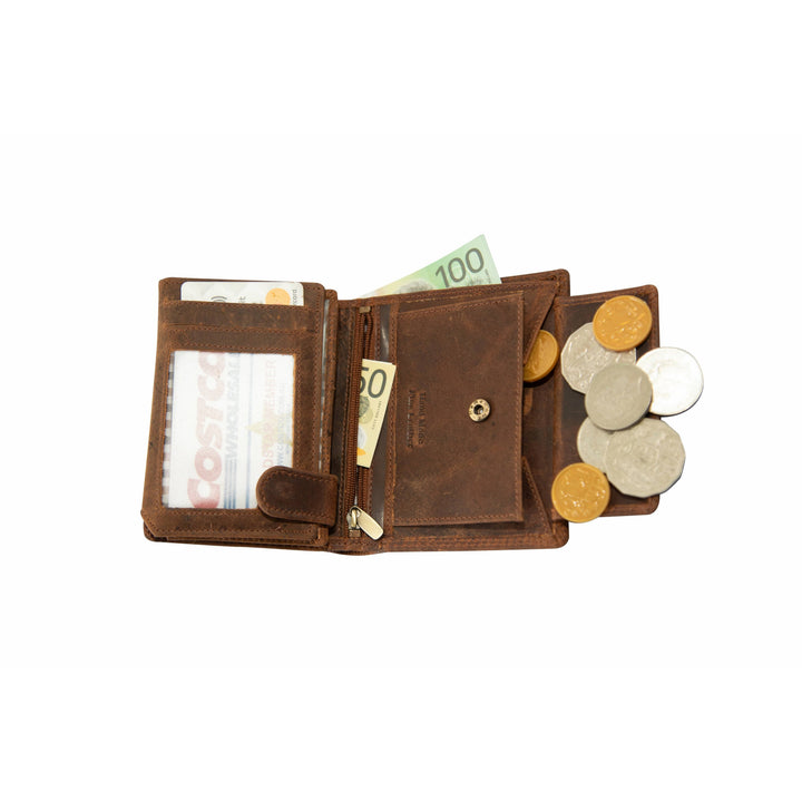 RFID Leather Wallet Melton - Greenwood Leather