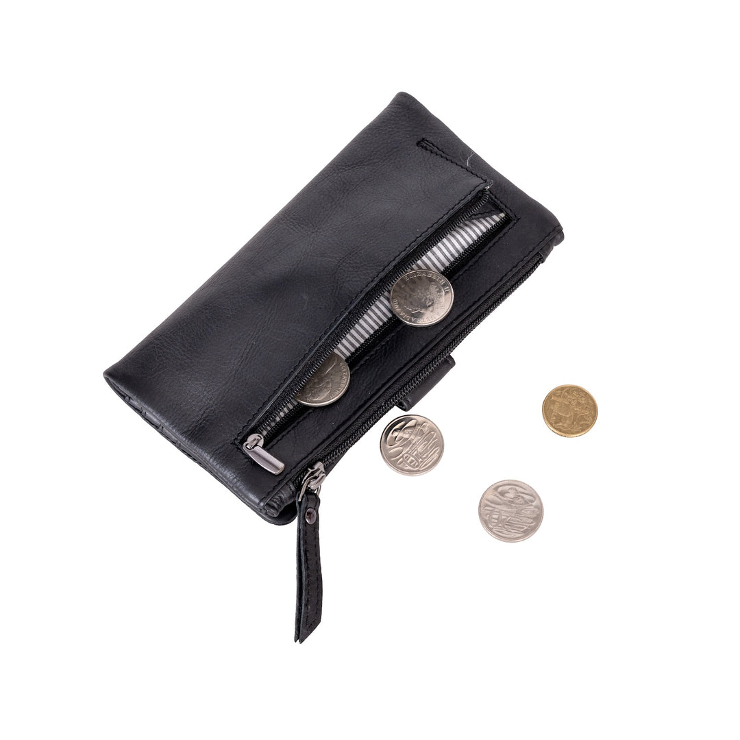 Leather Wallet Cyndy - Cognac - Greenwood Leather