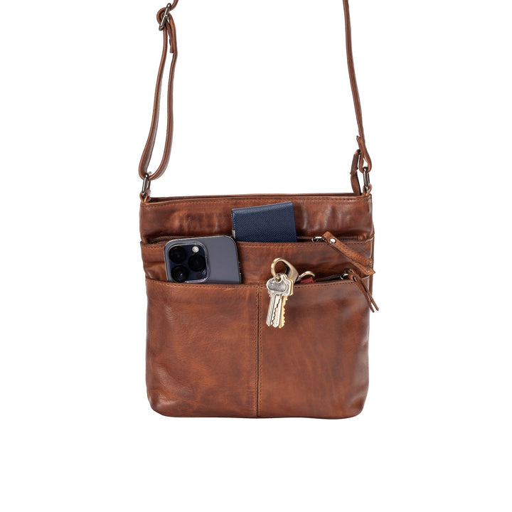Leather Shoulder Bag Lisa - Greenwood Leather