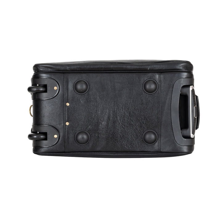 Leather Wheeled Duffel Bag Boston - Greenwood Leather