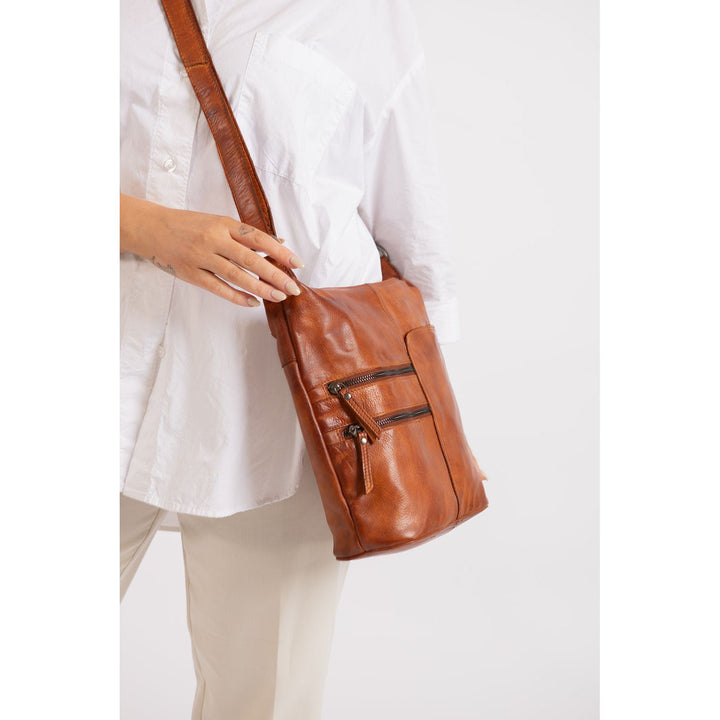 Leather Shoulder bag Bianca - Greenwood Leather