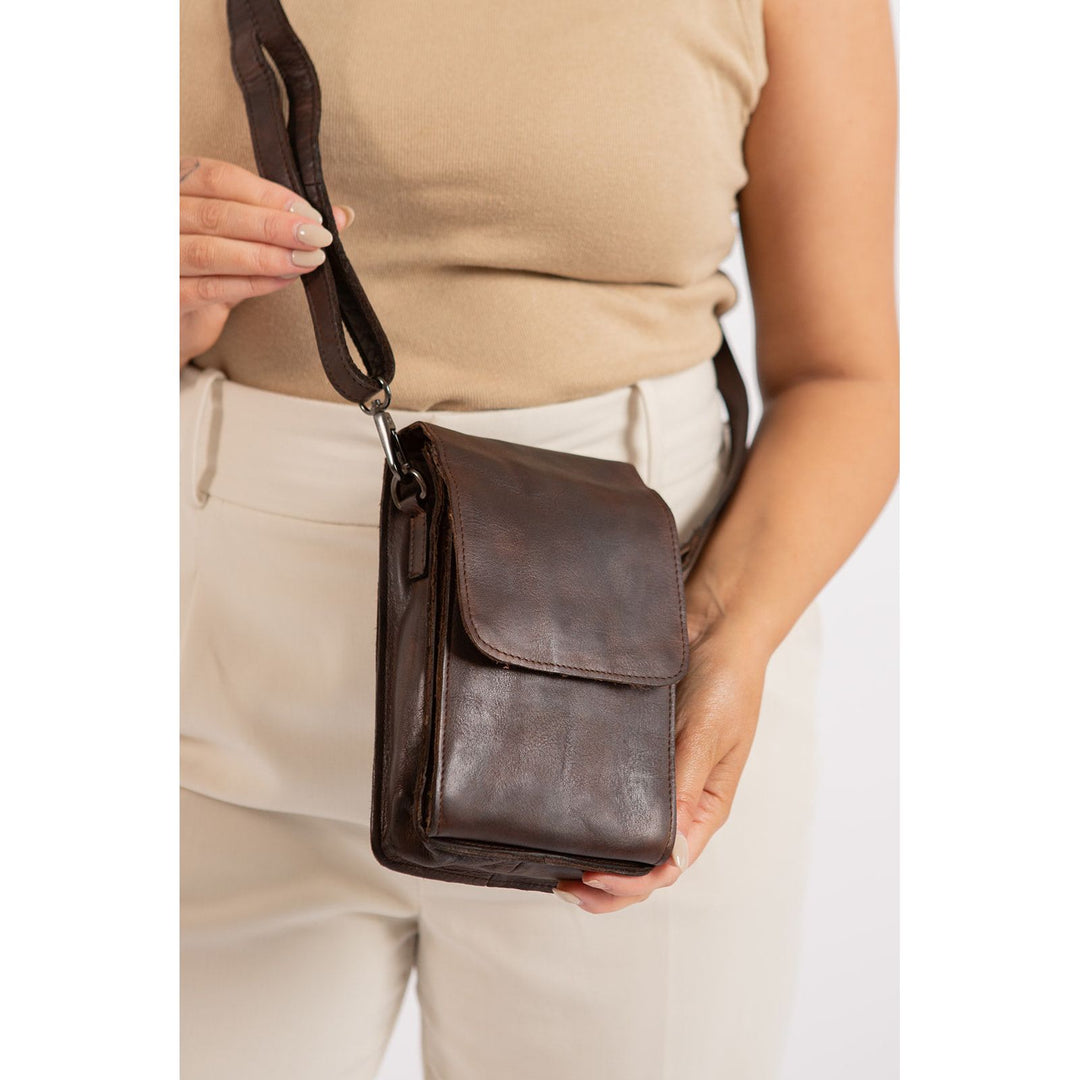 Leather Shoulder Bag IVY - Greenwood Leather