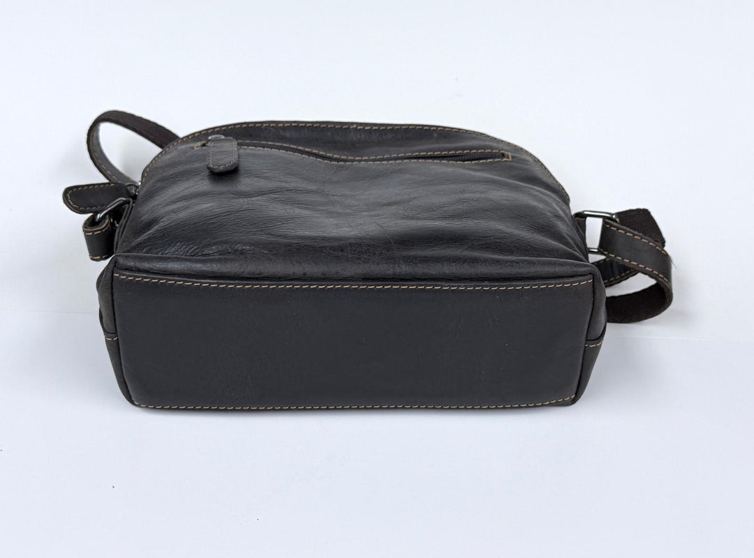 Leather Shoulder Bag - Honey - Greenwood Leather