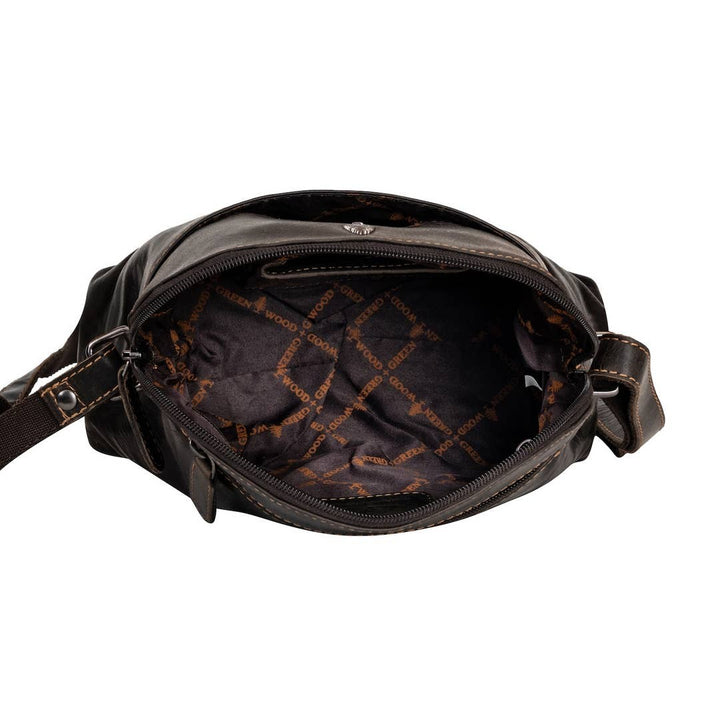 Leather Shoulder Bag - Honey - Greenwood Leather