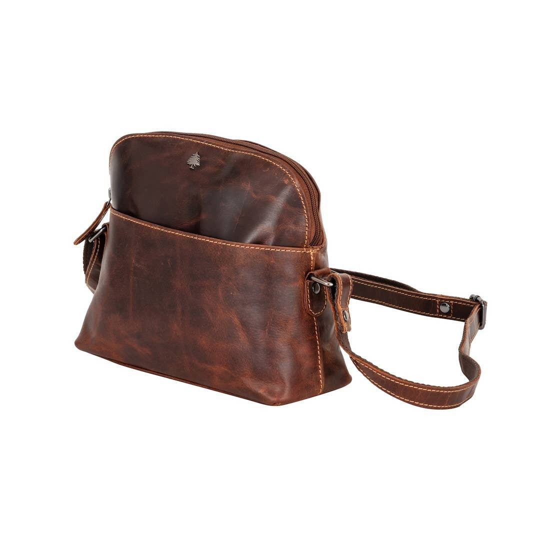 Leather Shoulder Bag - Honey - Greenwood Leather