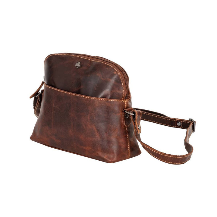 Leather Shoulder Bag - Honey - Greenwood Leather