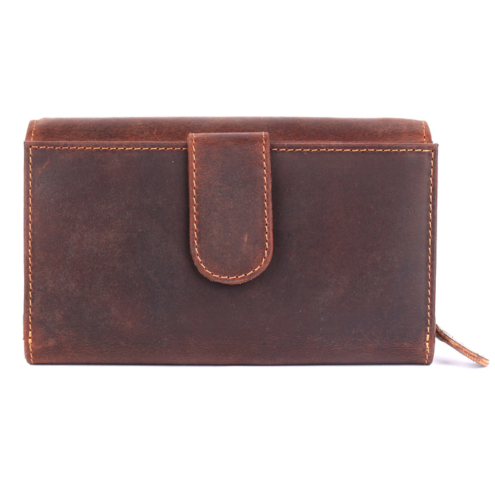 Leather Wallet RFID Travel Organiser Wallet/Clutch - Savannah - Greenwood Leather