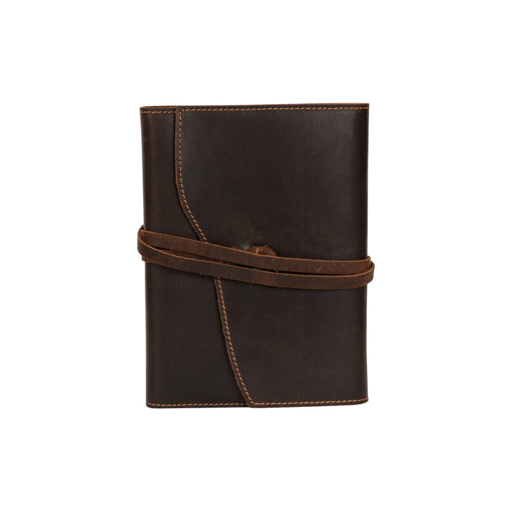 Leather Dust Jacket | Refillable Notebook/Diary Cover (Notebook Not Included) - Greenwood Leather