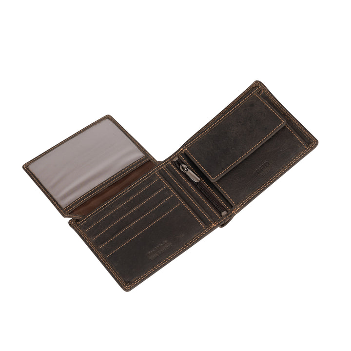 Leather Wallet Guelph - Brown - Greenwood Leather