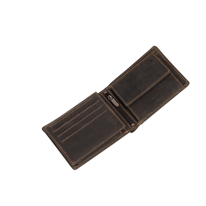 Leather Wallet Guelph - Brown - Greenwood Leather